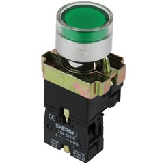 Кнопка ENERGIO XB2-BW3371 ПУСК з індикатором зелена NO