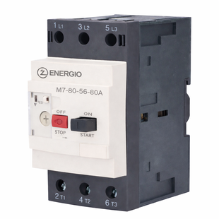 Автоматичний вимикач захисту двигуна ENERGIO M7-32 56-80А 3P 400В