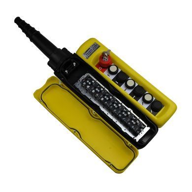 Пост&nbsp;тельферный&nbsp;ENERGIO&nbsp;XAC-A6813К&nbsp;6&nbsp;кнопок/СТОП&nbsp;с&nbsp;ключом&nbsp;IP65