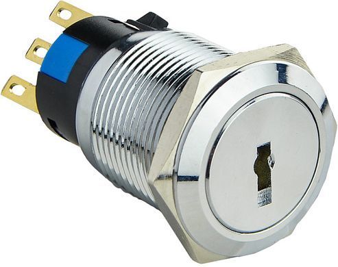 Перемикач секторний металевий ENERGIO TY19C-K113 1-0-2 с ключем 2NO+2NC
