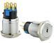 Перемикач секторний металевий ENERGIO TY19C-K113 1-0-2 с ключем 2NO+2NC