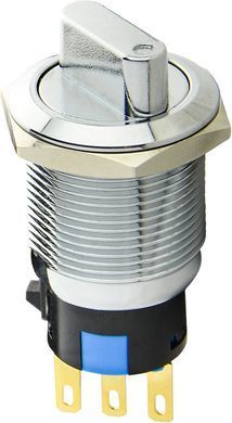 Перемикач секторний металевий ENERGIO TY19C-X113 1-0-2 з фіксацією 2NO+2NC