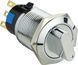 Перемикач секторний металевий ENERGIO TY19C-X113 1-0-2 з фіксацією 2NO+2NC