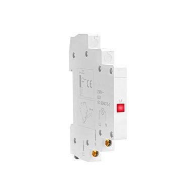 Модульный индикатор тонкий ENERGIO SP-M1G 230V AC красный