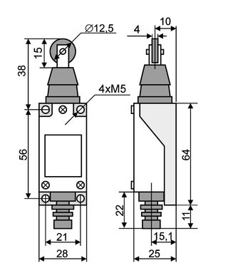 Концевой выключатель ENERGIO МЕ-8112