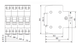 Переключатель нагрузки CNC (1-0-2) 40A 1P