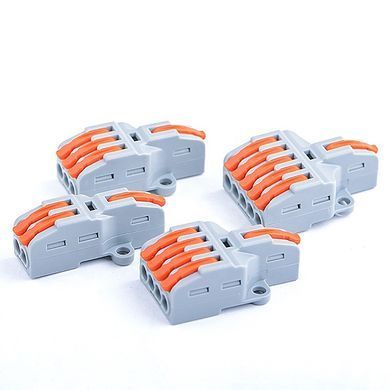 Клема&nbsp;прохідна&nbsp;ENERGIO&nbsp;CMK-421&nbsp;1-4отв. з зажимом