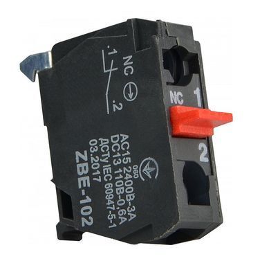 Блок-контакт ENERGIO ZBE-102 NC для постів XAL-D