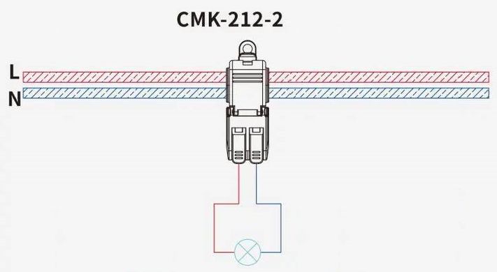 Клемма прокалывающая с зажимом ENERGIO CMK-21 2-2отв.