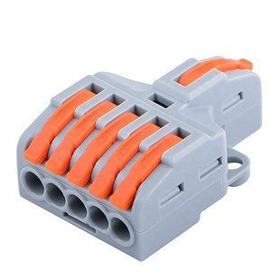 Клема&nbsp;прохідна&nbsp;ENERGIO&nbsp;CMK-421&nbsp;1-5отв. з зажимом