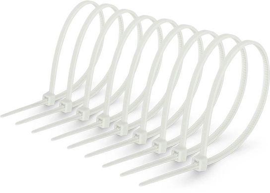 Кабельна стяжка KW 4x150 біла (100шт)